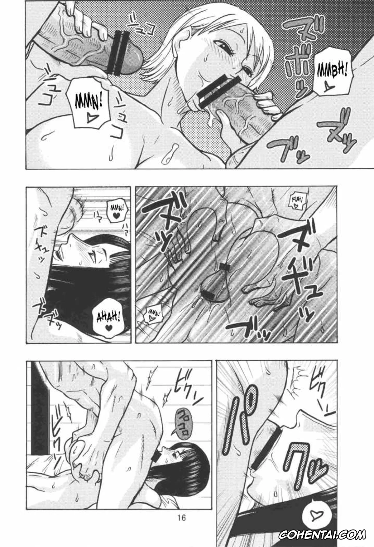 One Piece hentai, Nami hentai, Nico Robin hentai, Nami no Koukai Nisshi EX NamiRobi 2 (One Piece), pagina 15