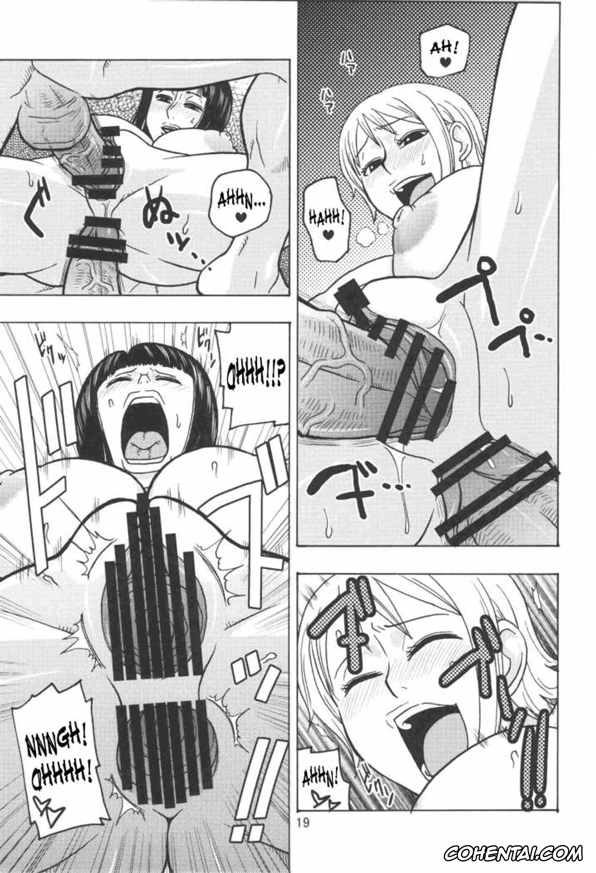 One Piece hentai, Nami hentai, Nico Robin hentai, Nami no Koukai Nisshi EX NamiRobi 2 (One Piece), pagina 18