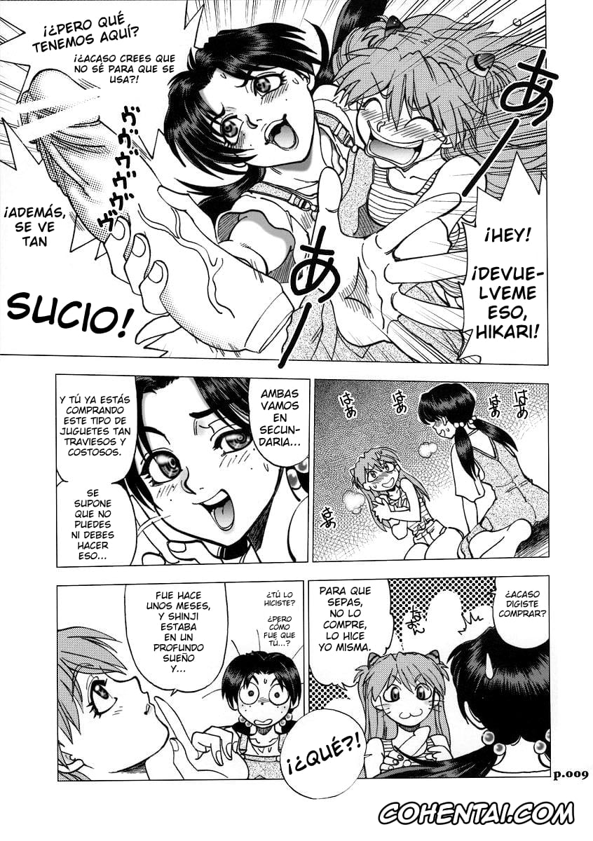 Neon Genesis Evangelion hentai, Asuka Langley Soryu hentai, Hikari Horaki hentai, Mantou .31 (Neon Genesis Evangelion), pagina 6