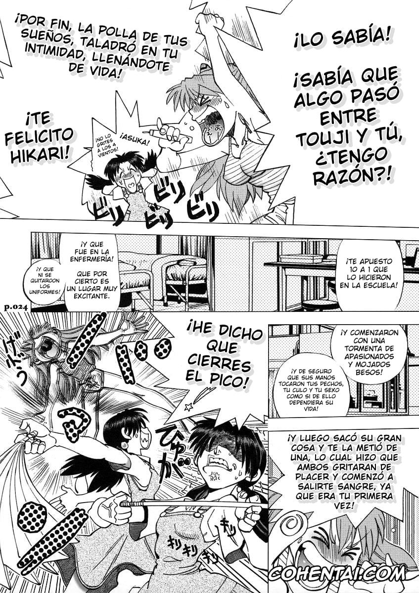 Neon Genesis Evangelion hentai, Asuka Langley Soryu hentai, Hikari Horaki hentai, Mantou .31 (Neon Genesis Evangelion), pagina 21