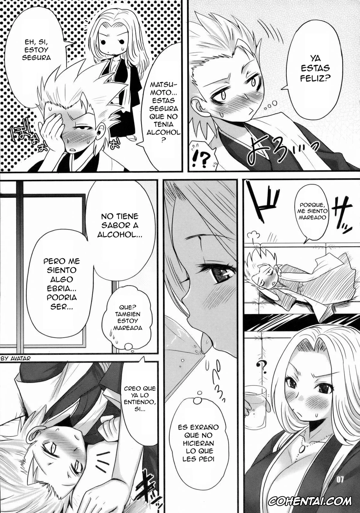 Bleach hentai, Rangiku Matsumoto hentai, Toushirou Hitsugaya hentai, Gekokujou Dynamite (Bleach), pagina 6