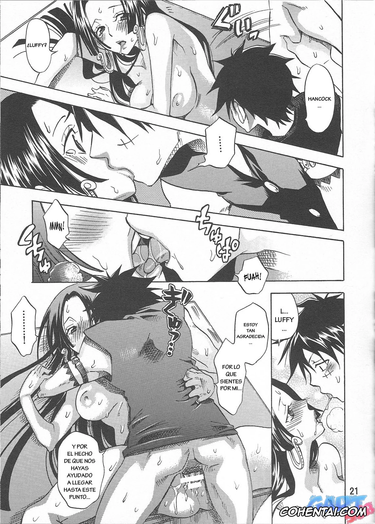 One Piece hentai, Boa Hancock hentai, Monkey D. Luffy hentai, Hebihime-sama Goranshin desu! 2 (One Piece), pagina 21