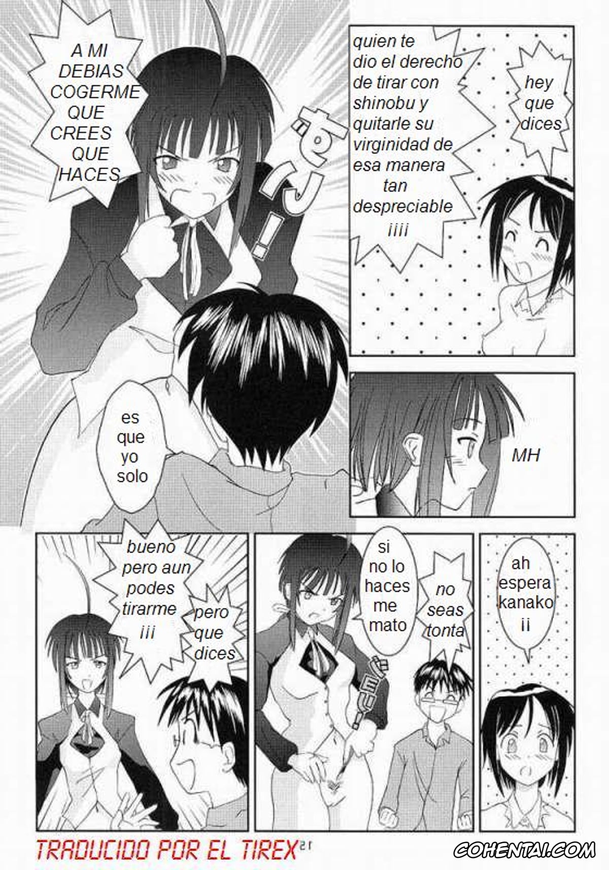 Love Hina porno, Kanako Urashima porno, Shinobu Maehara porno, Oniichan-Ga-Iino! (Love Hina), pagina 14