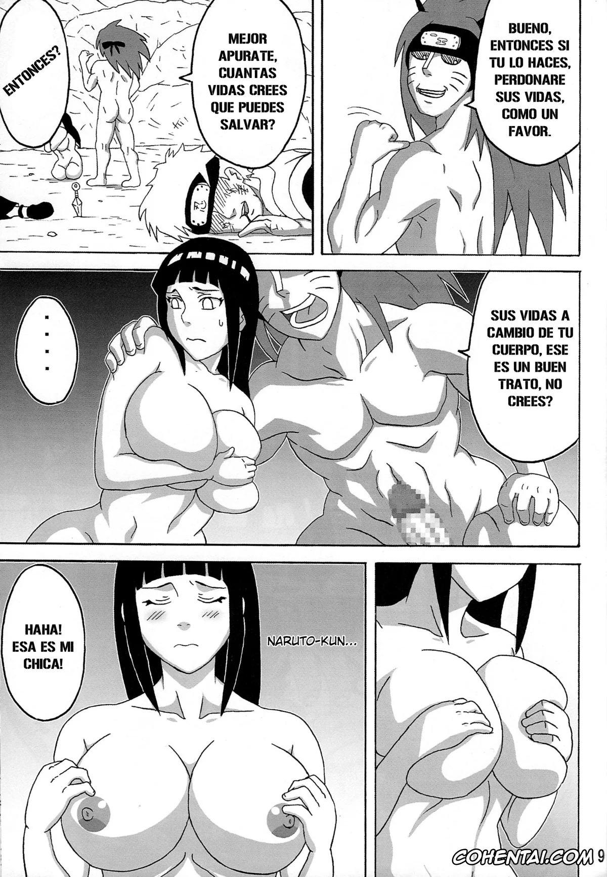 NARUTO xxx, Hinata Hyuga xxx, Samui xxx, Taikan Kyonyou Shugi (Naruto), pagina 10