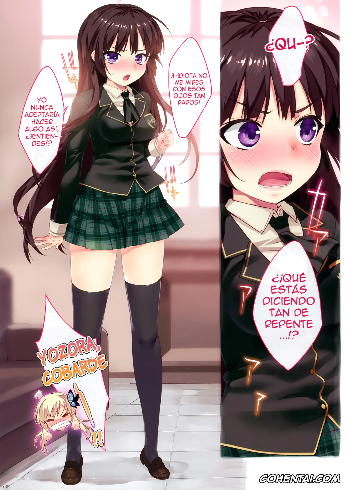 Boku wa Tomodachi ga Sukunai hentai, Sena Kashiwazaki hentai, Yozora Mikazuki hentai, Boku wa Seieki ga Ooinode, Shikyuu ni Jika de Nama Nakadashi wo Tomerarenai! (Boku wa Tomodachi ga Sukunai), pagina 3