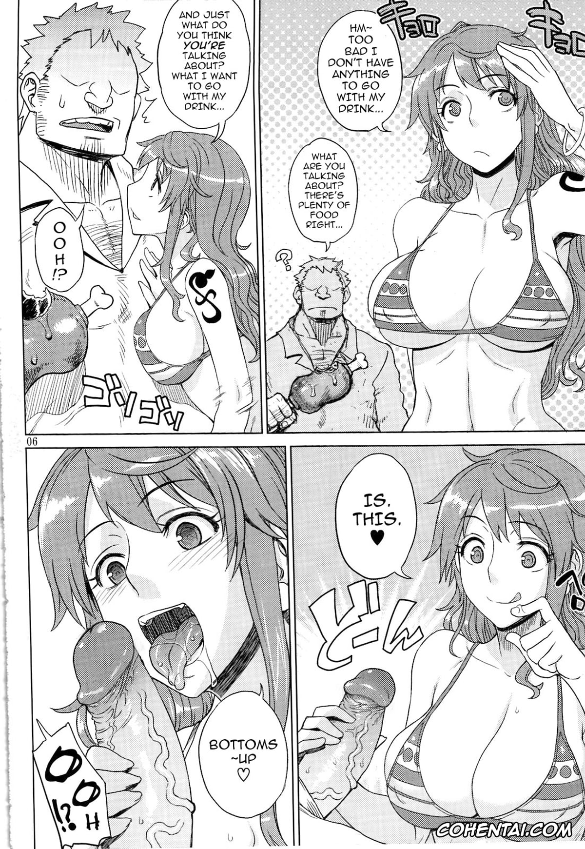One Piece porno, Boa Hancock porno, Nami porno, Nico Robin porno, MEROMERO GIRLS NEW WORLD (One Piece), pagina 5