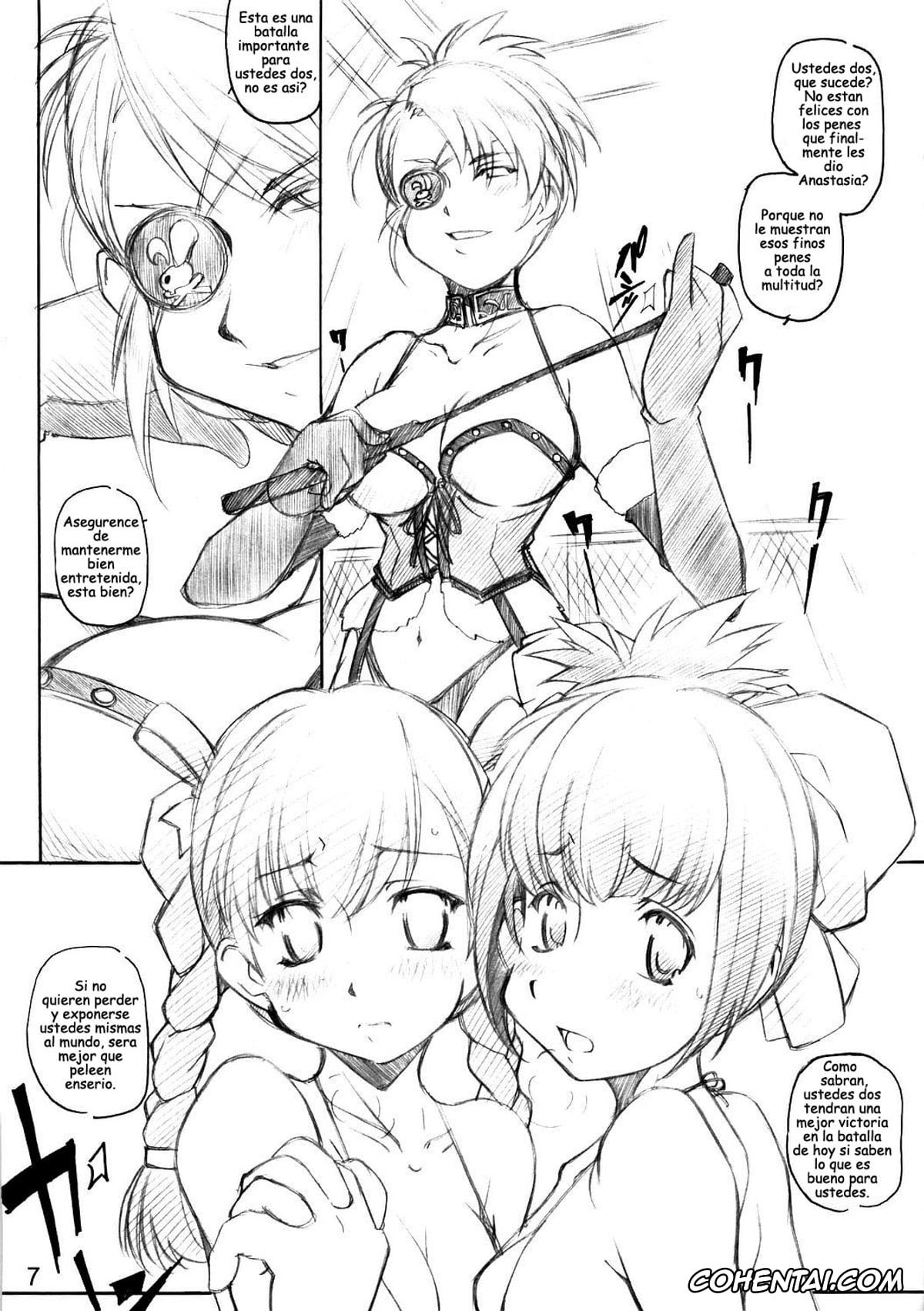 Rumble Roses hentai, Aigle hentai, Makoto Aihara hentai, Mistress Spencer hentai, 3WAY ROYAL (RUMBLE ROSES), pagina 6