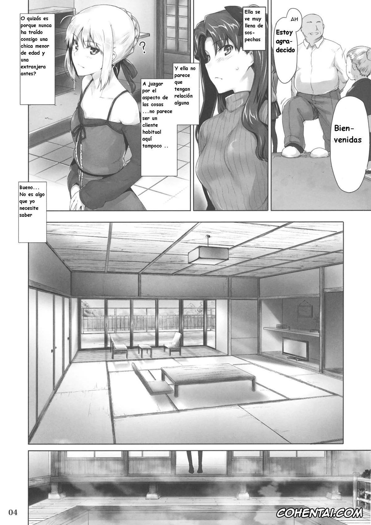 Fate/stay night xxx, Rin Tosaka xxx, Saber | Arturia Pendragon xxx, Tosaka-ke no Kakei Jijou 8 (Fate/stay night), pagina 4