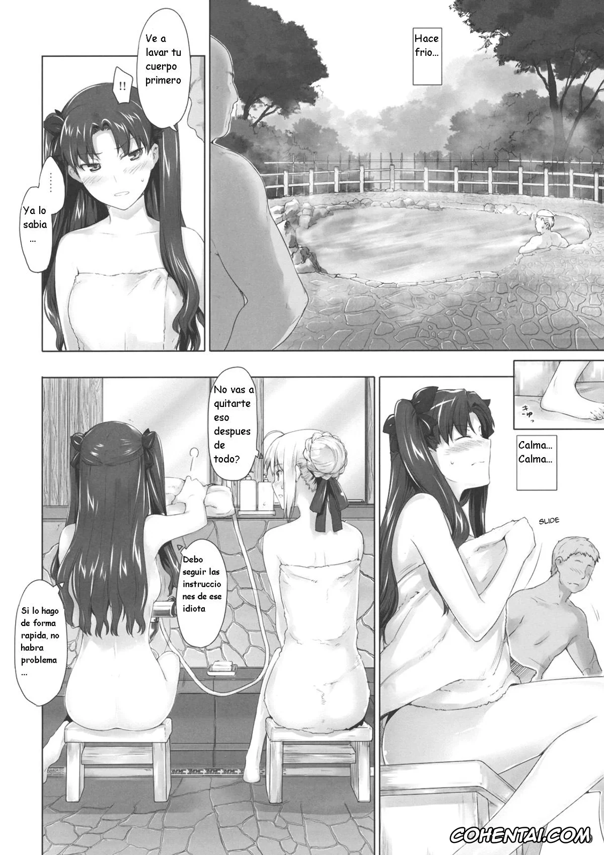 Fate/stay night hentai, Rin Tosaka hentai, Saber | Arturia Pendragon hentai, Tosaka-ke no Kakei Jijou 8 (Fate/stay night), pagina 9