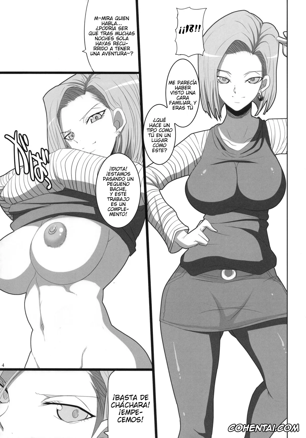 Dragon Ball Z hentai, Android 18 hentai, Hitozuma Soapland 18-Gou Ten Dounyuu-hen (Dragon Ball Z), pagina 3