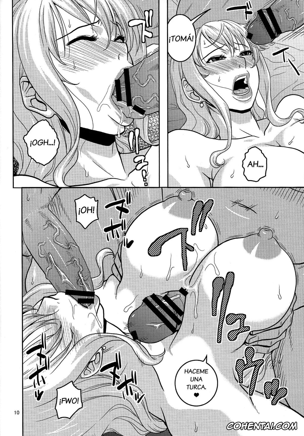 One Piece porno, Nami porno, Nami no Ura Koukai Nisshi 6 (One Piece), pagina 11