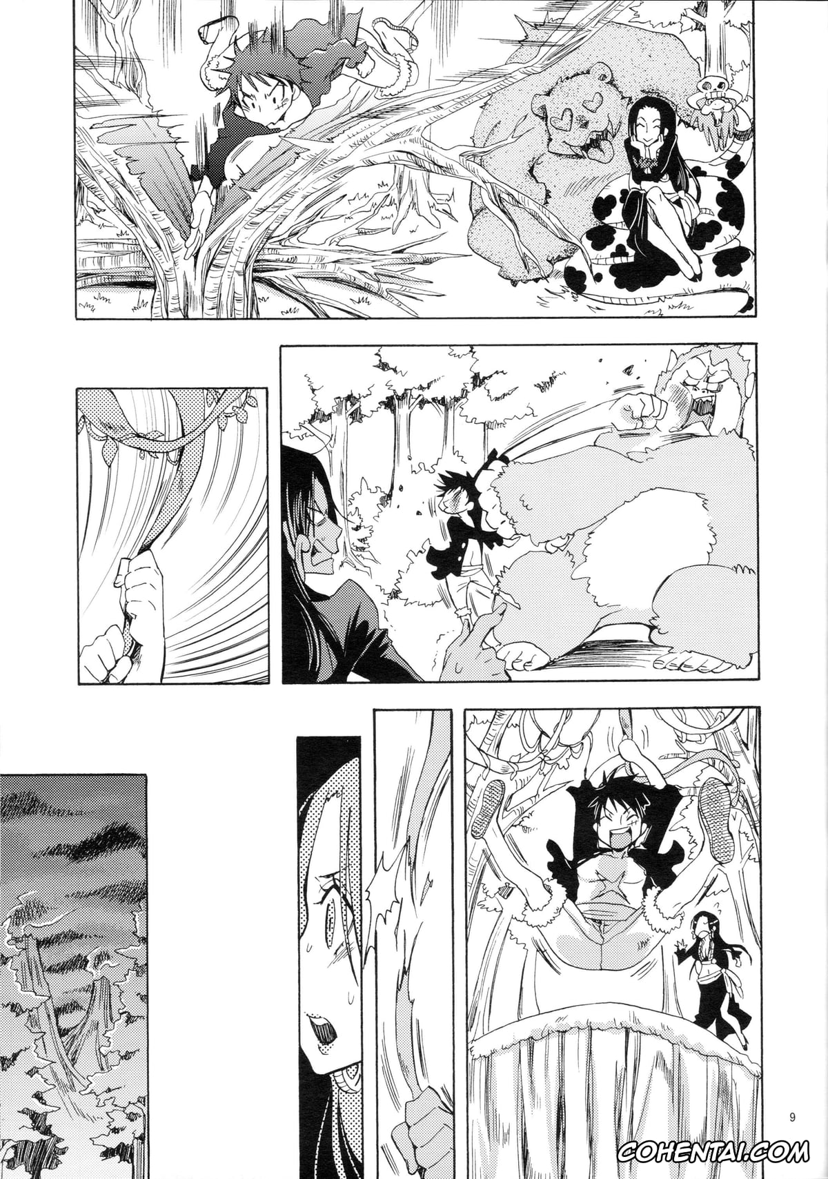 One Piece porno, Boa Hancock porno, Monkey D. Luffy porno, Honnou (ONE PIECE), pagina 8