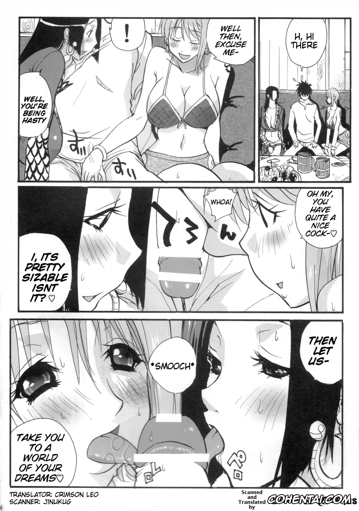 One Piece hentai, Boa Hancock hentai, Nami hentai, Nami to Hancock (One Piece), pagina 3