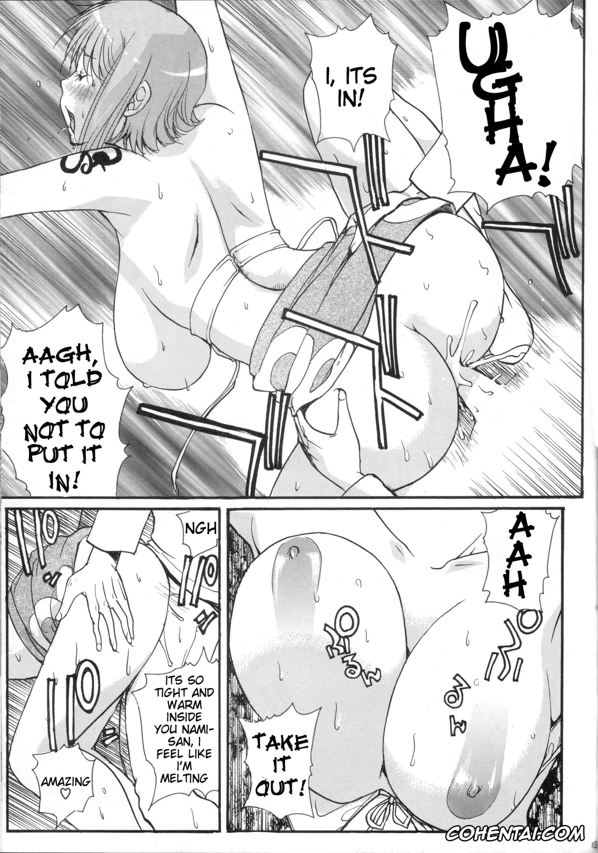 One Piece hentai, Boa Hancock hentai, Nami hentai, Nami to Hancock (One Piece), pagina 12