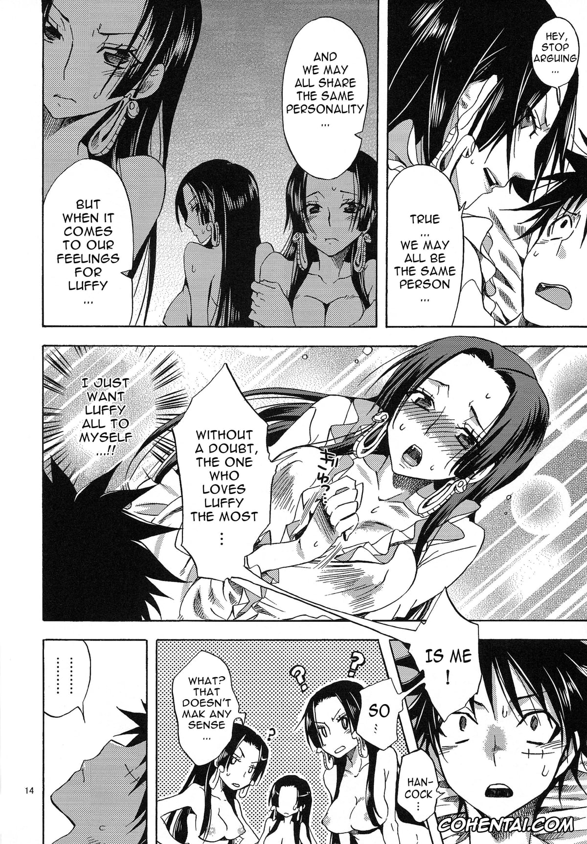 One Piece xxx, Boa Hancock xxx, Monkey D. Luffy xxx, Meromero Ha~rem★ (One Piece), pagina 13