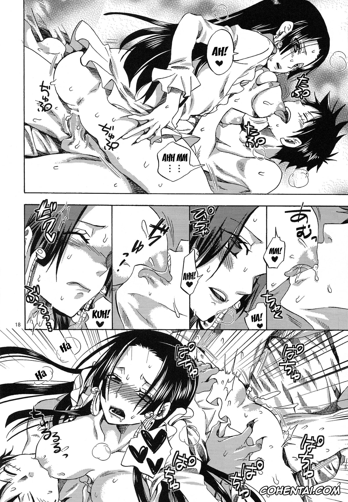 One Piece porno, Boa Hancock porno, Monkey D. Luffy porno, Meromero Ha~rem★ (One Piece), pagina 17