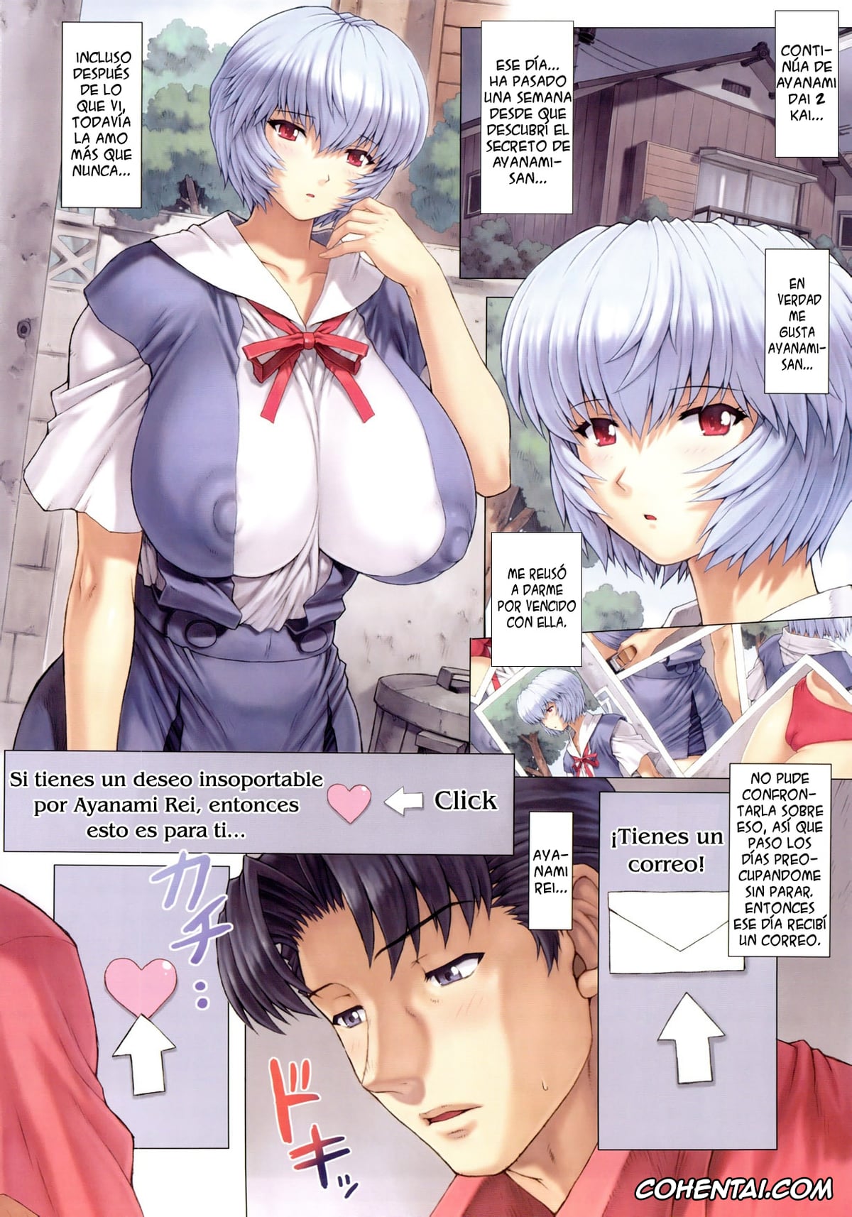 Neon Genesis Evangelion porno, Rei Ayanami porno, Ayanami Dai 3 Kai (Neon Genesis Evangelion), pagina 2
