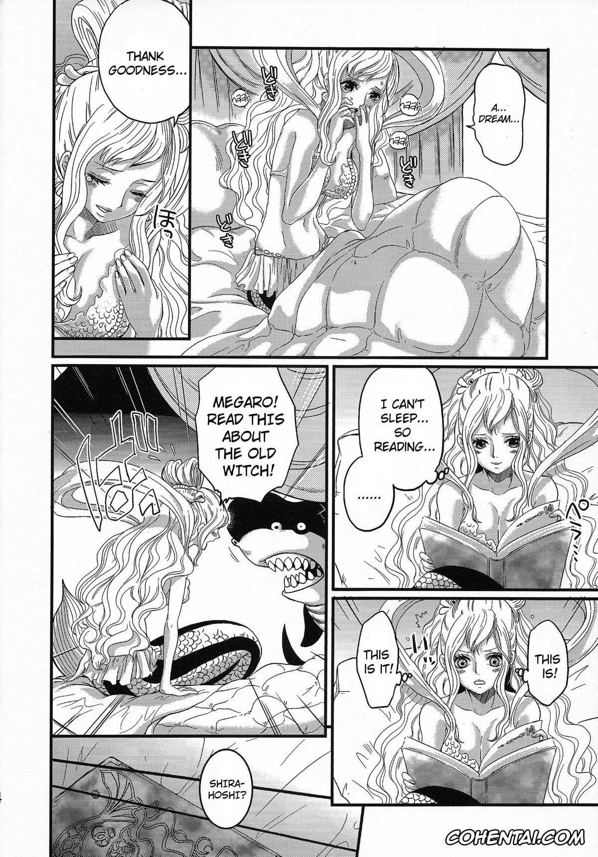 One Piece hentai, Monkey D. Luffy hentai, Shirahoshi hentai, Ningyohime (One Piece), pagina 3