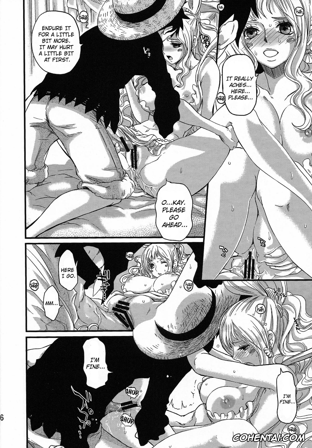 One Piece hentai, Monkey D. Luffy hentai, Shirahoshi hentai, Ningyohime (One Piece), pagina 15