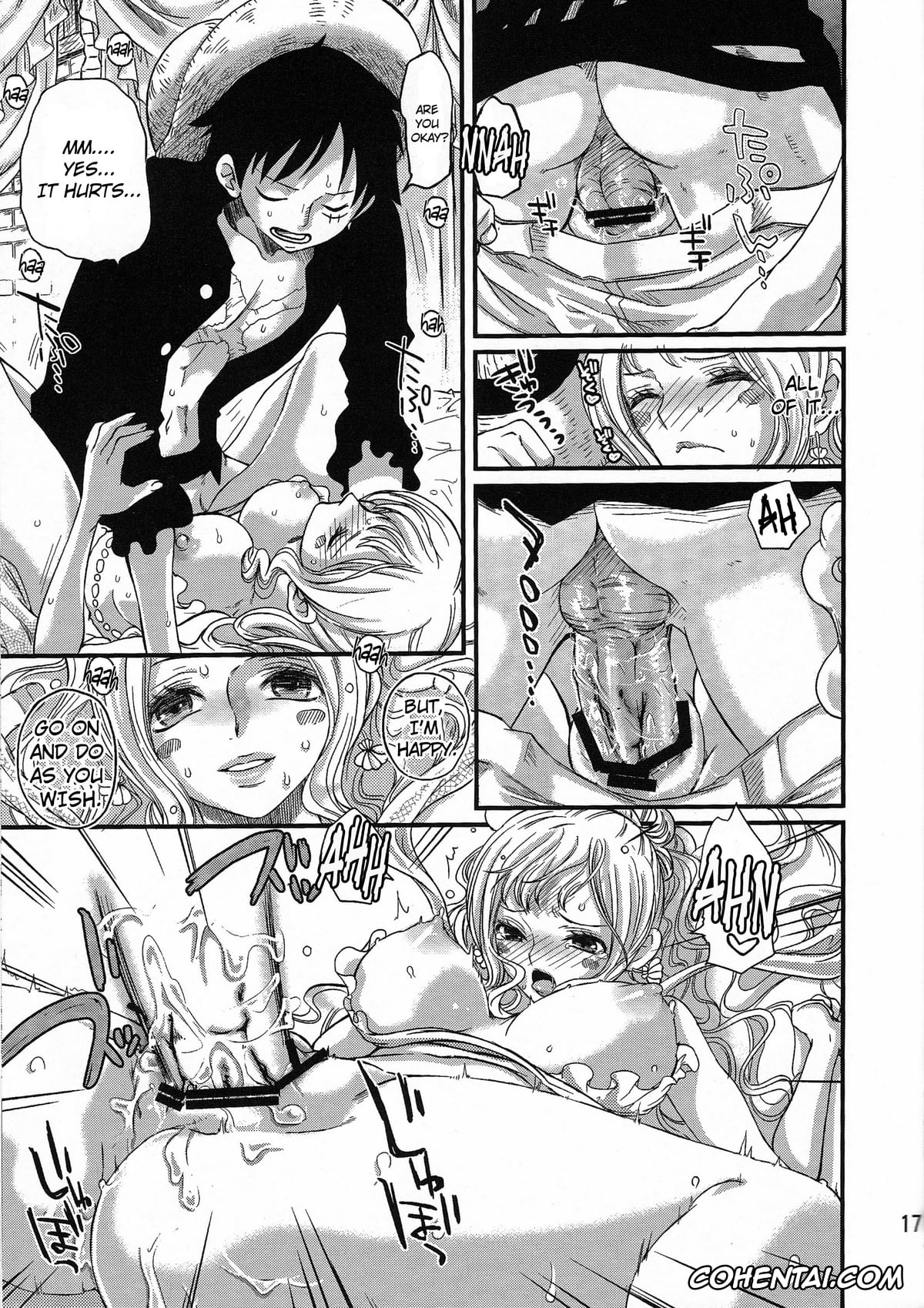 One Piece xxx, Monkey D. Luffy xxx, Shirahoshi xxx, Ningyohime (One Piece), pagina 16