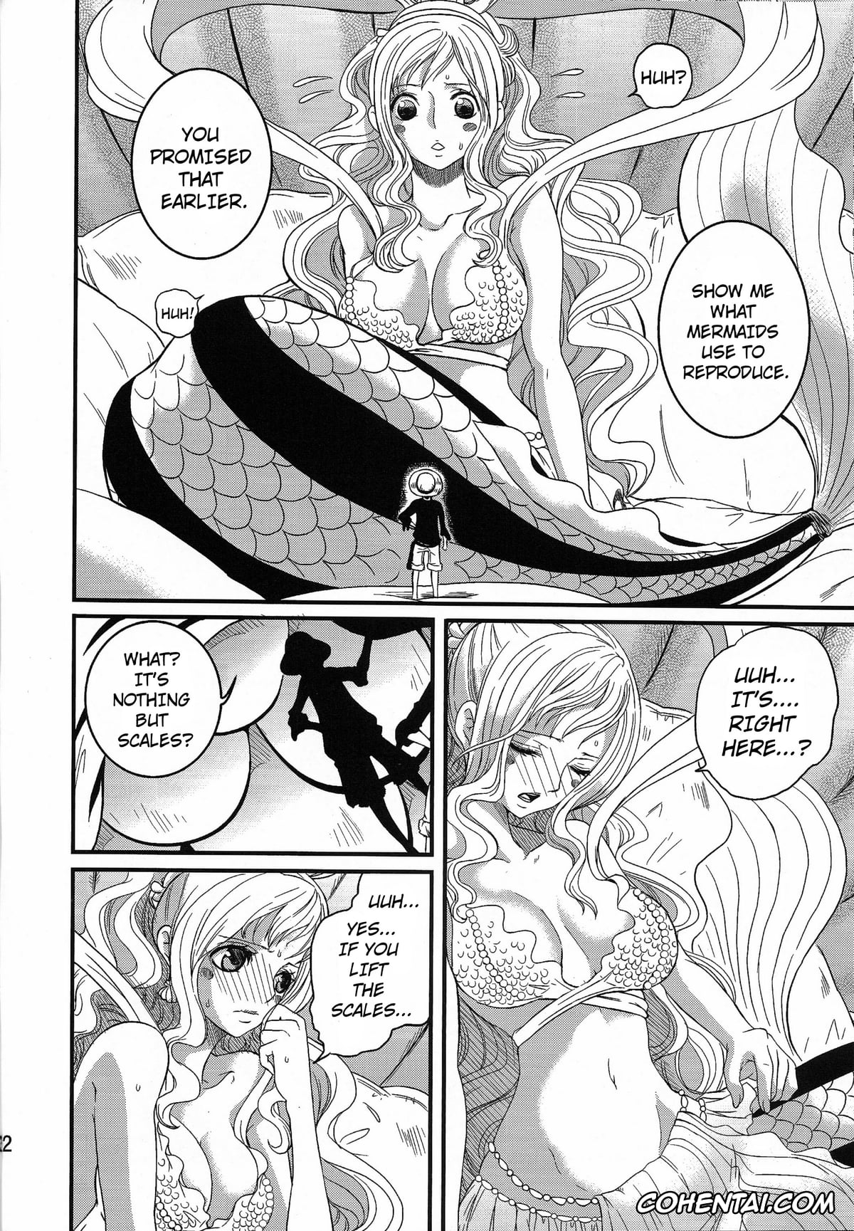 One Piece hentai, Monkey D. Luffy hentai, Shirahoshi hentai, Ningyohime (One Piece), pagina 21
