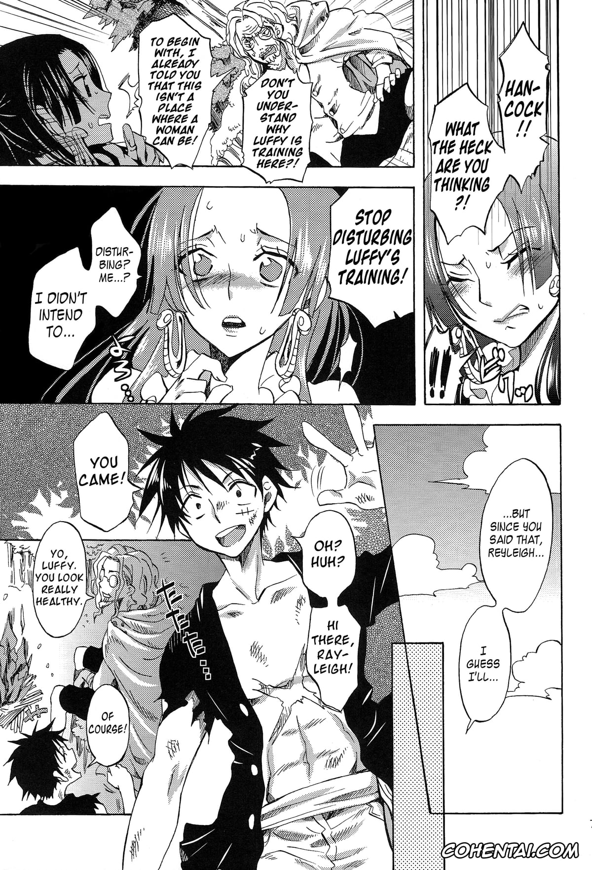 One Piece hentai, Boa Hancock hentai, Monkey D. Luffy hentai, Nyougashima yori Warawa o Todoke ni Mairimasu! (One Piece), pagina 6