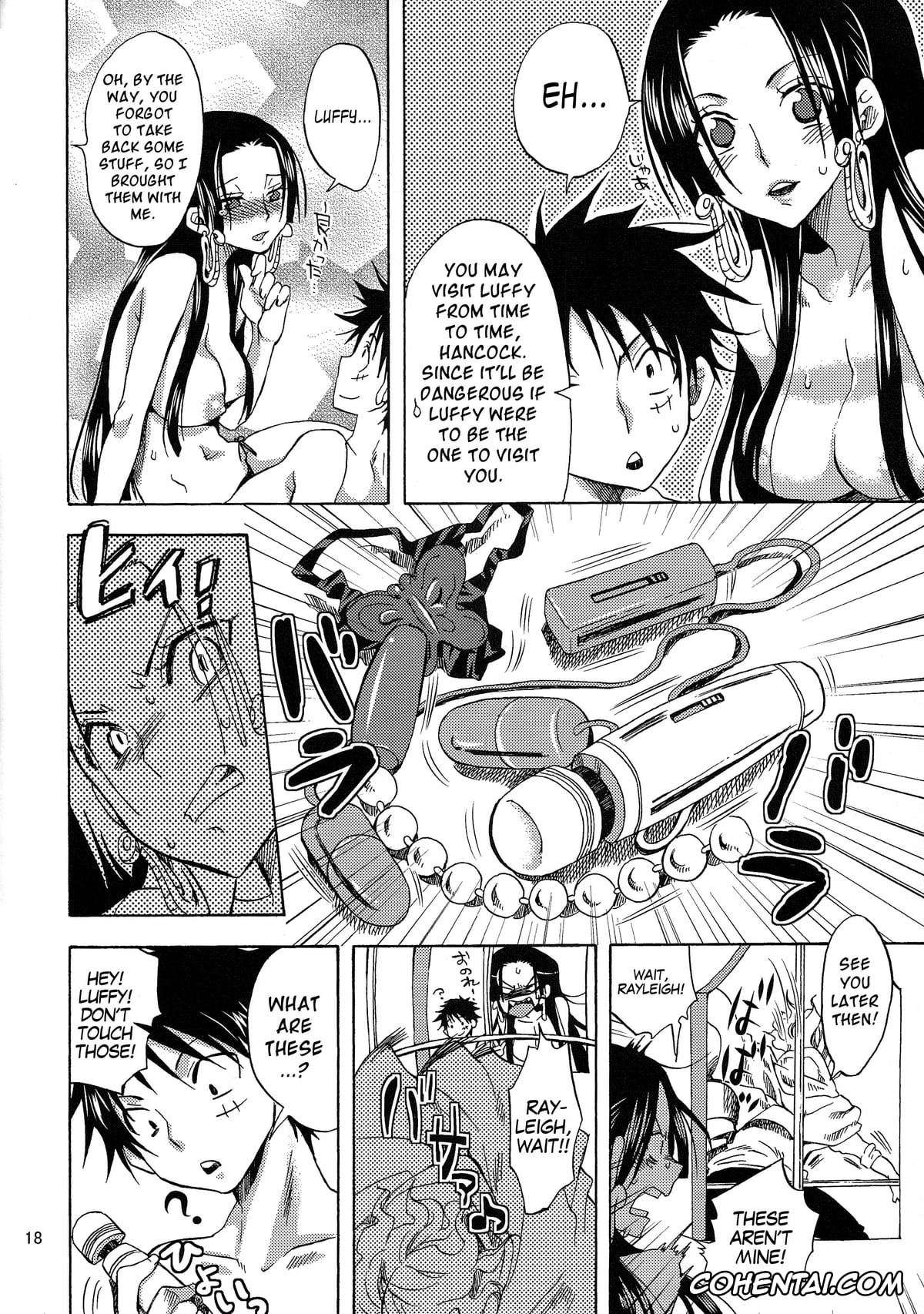 One Piece porno, Boa Hancock porno, Monkey D. Luffy porno, Nyougashima yori Warawa o Todoke ni Mairimasu! (One Piece), pagina 17