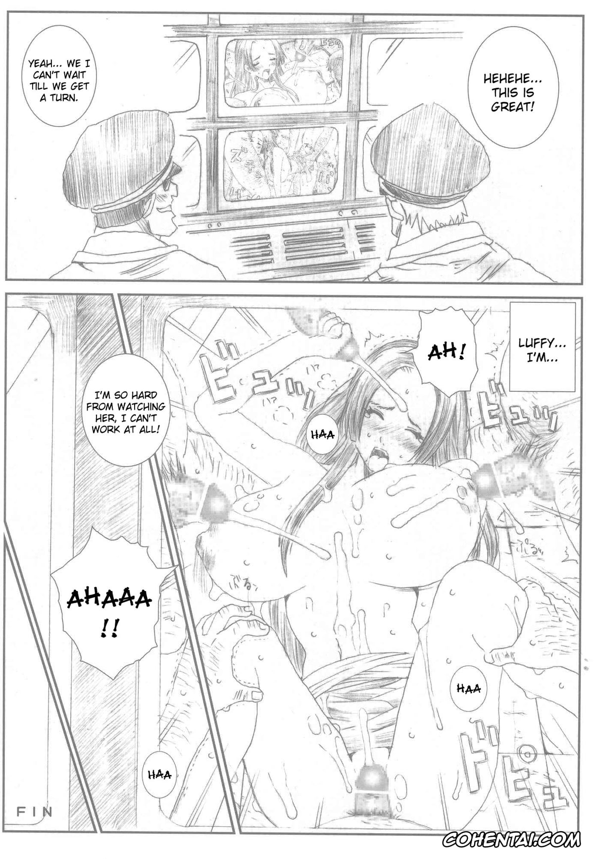 One Piece hentai, Boa Hancock hentai, Kuusou Zikken vol.9 (ONE PIECE), pagina 33