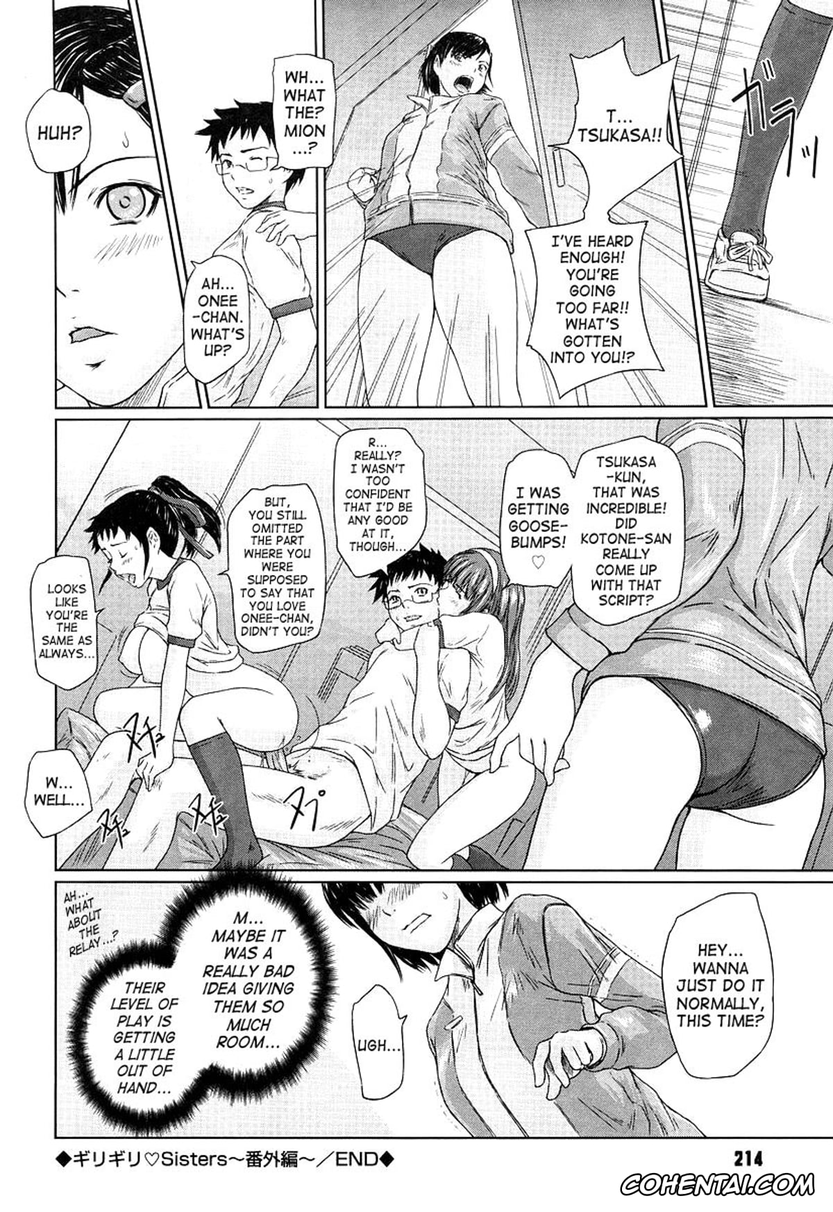 Manga xxx, Tankoubon xxx, Giri Giri Sisters, pagina 214