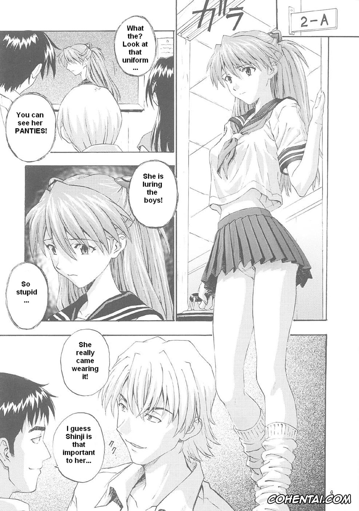 Neon Genesis Evangelion porno, Asuka Langley Soryu porno, Shinji Ikari porno, A-one (Neon Genesis Evangelion), pagina 8