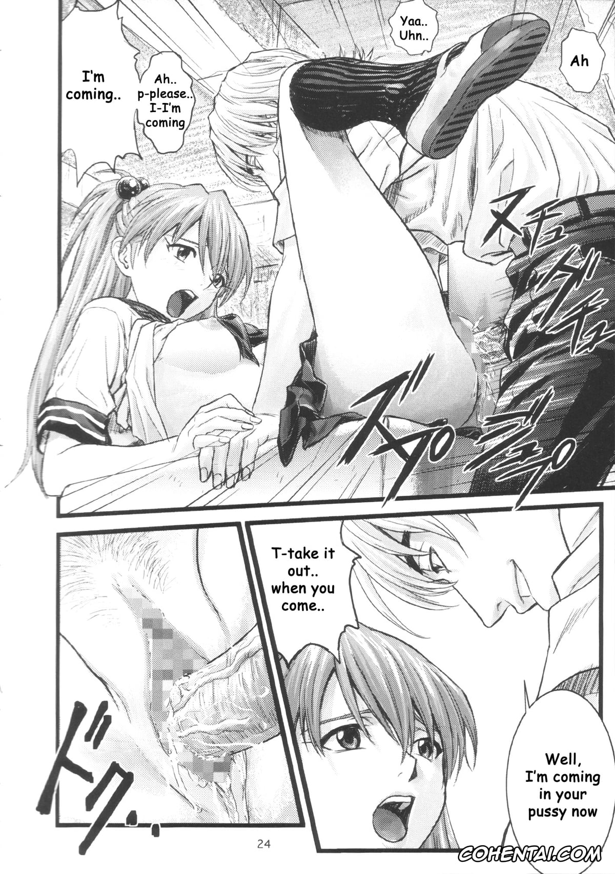 Neon Genesis Evangelion porno, Asuka Langley Soryu porno, A-four (Neon Genesis Evangelion), pagina 23
