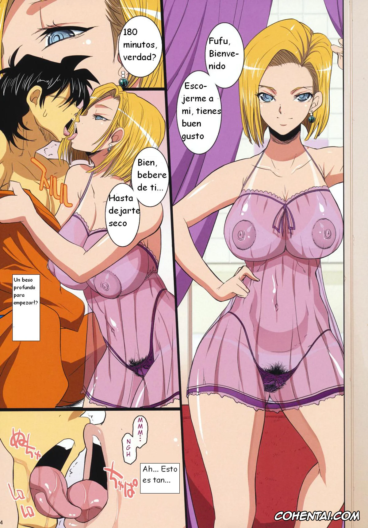 Dragon Ball Z xxx, Android 18 xxx, Yamcha xxx, Koukyuu Soapland Hitozuma 18-Gou Ten (Dragon Ball Z), pagina 4