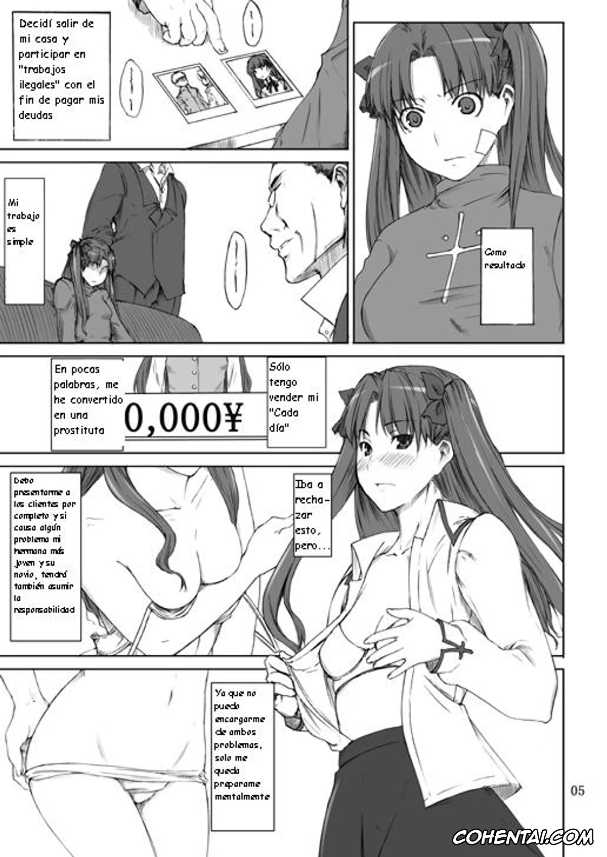 Fate/stay night porno, Rin Tosaka porno, Tohsaka-ke no Kakei Jijou (Fate/stay night), pagina 5
