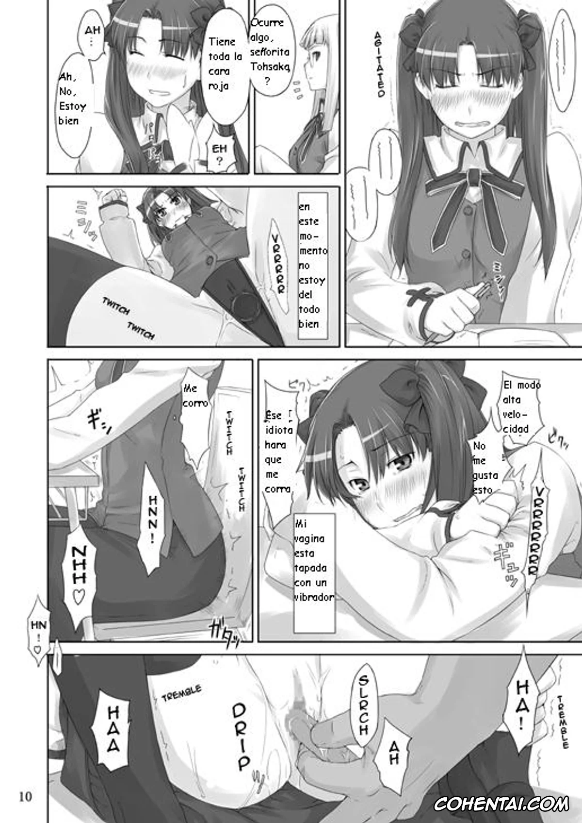 Fate/stay night porno, Rin Tosaka porno, Tohsaka-ke no Kakei Jijou 2 (Fate/stay night), pagina 8