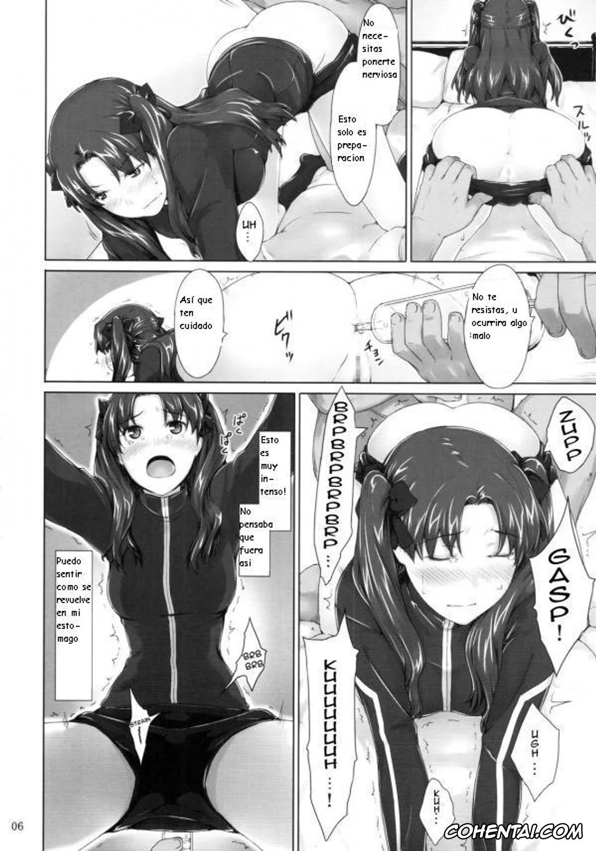 Fate/stay night porno, Rin Tosaka porno, Tohsaka-ke no Kakei Jijou 5 (Fate/Stay Night), pagina 5