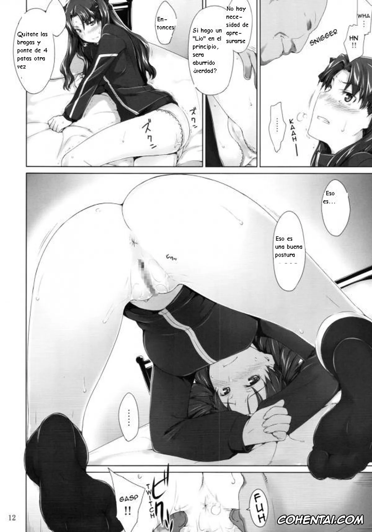 Fate/stay night porno, Rin Tosaka porno, Tohsaka-ke no Kakei Jijou 5 (Fate/Stay Night), pagina 11
