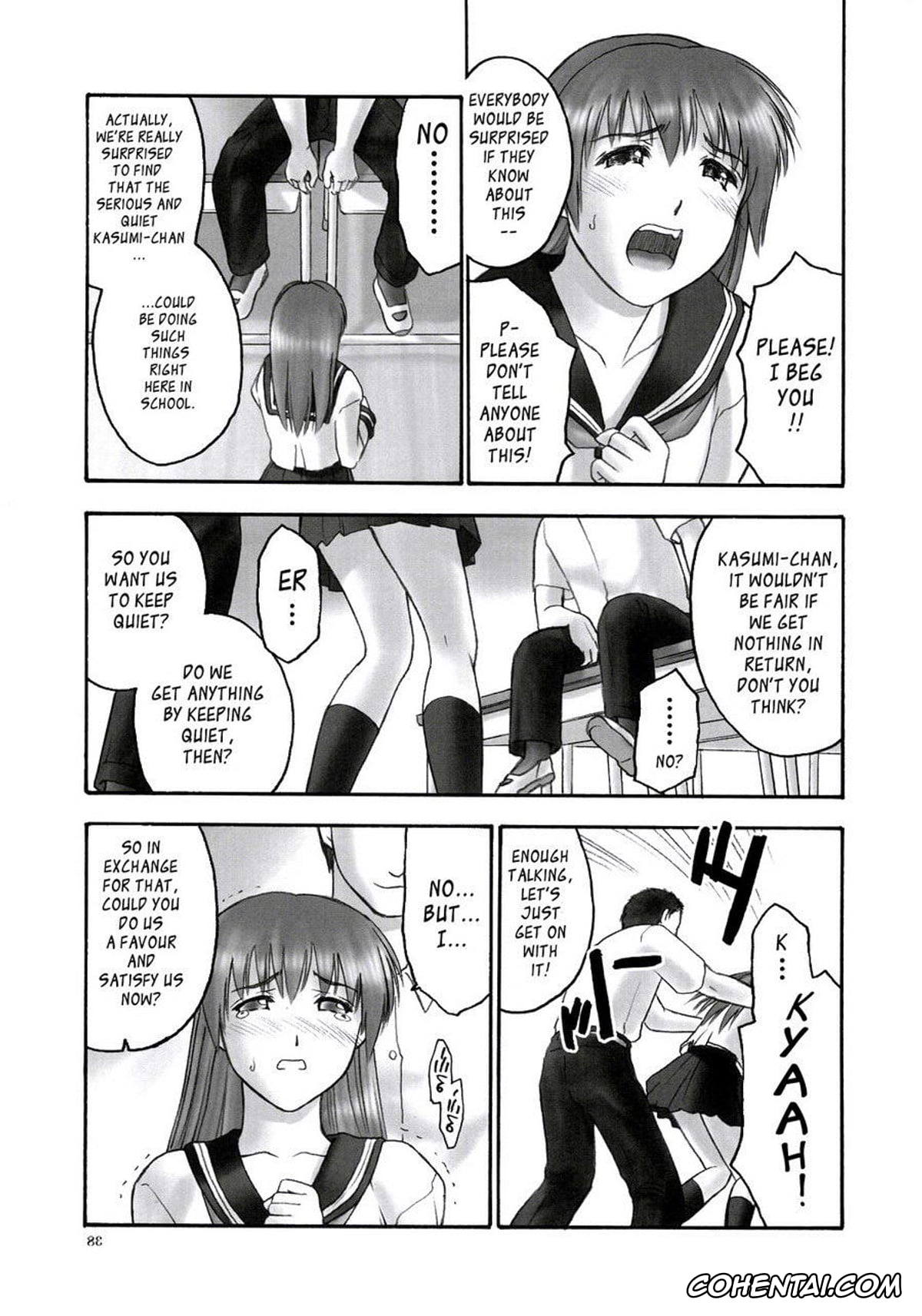 Dead or Alive xxx, Ayane xxx, Kasumi xxx, REI – slave to the grind – CHAPTER 01: EXPOSURE (Dead or Alive), pagina 37