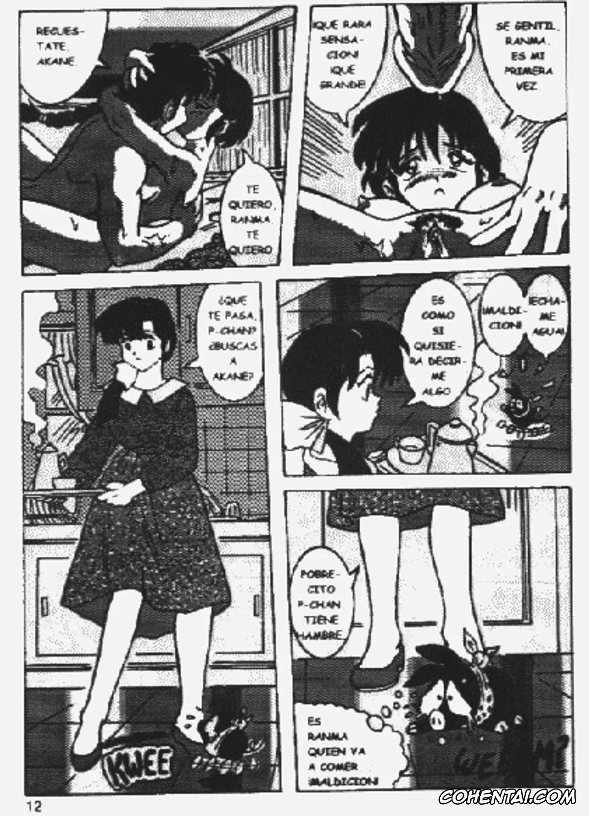 Ranma 1/2 hentai, Akane Tendo hentai, Parte Uno: Dime Que Me Amas (Ranma 1/2), pagina 12