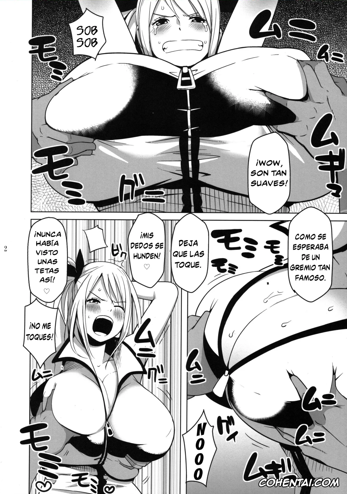 Fairy Tail hentai, Lucy Heartfilia hentai, Chichikko Bitch (Fairy Tail), pagina 3