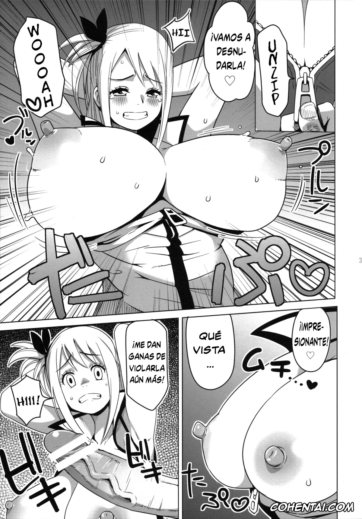 Fairy Tail xxx, Lucy Heartfilia xxx, Chichikko Bitch (Fairy Tail), pagina 4