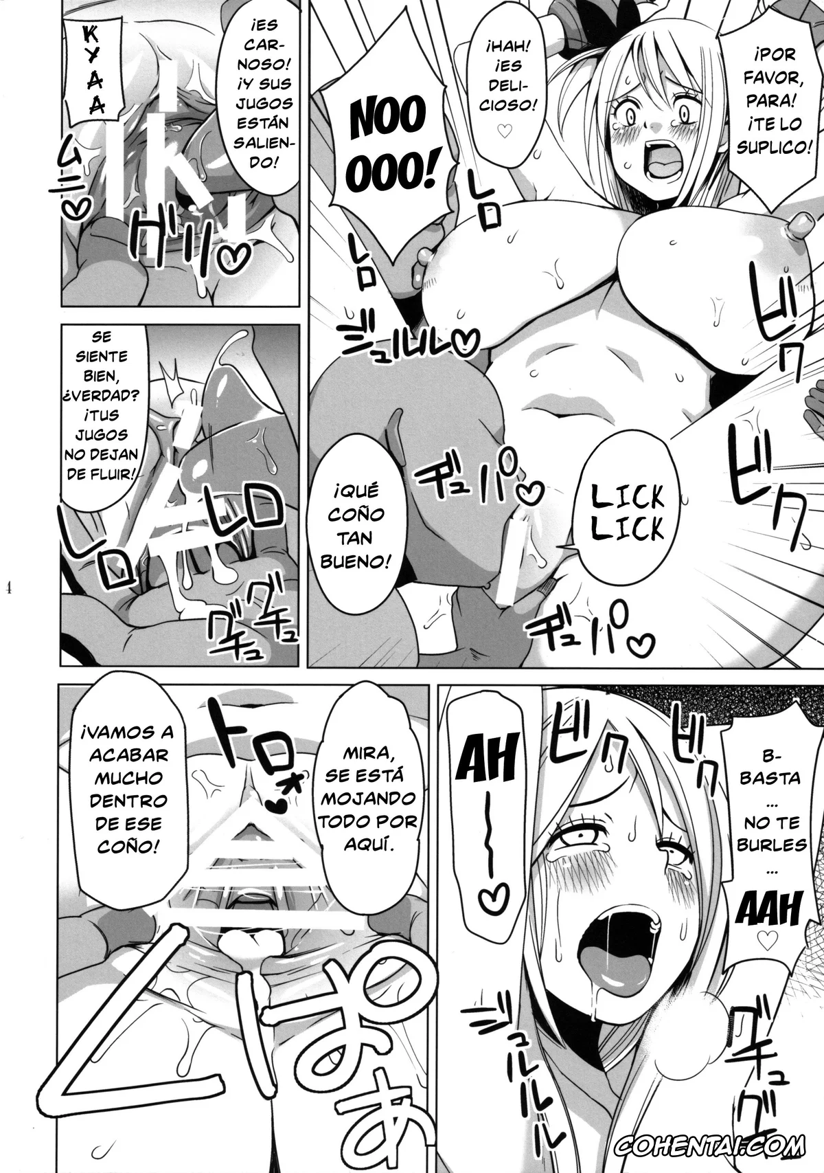 Fairy Tail porno, Lucy Heartfilia porno, Chichikko Bitch (Fairy Tail), pagina 5