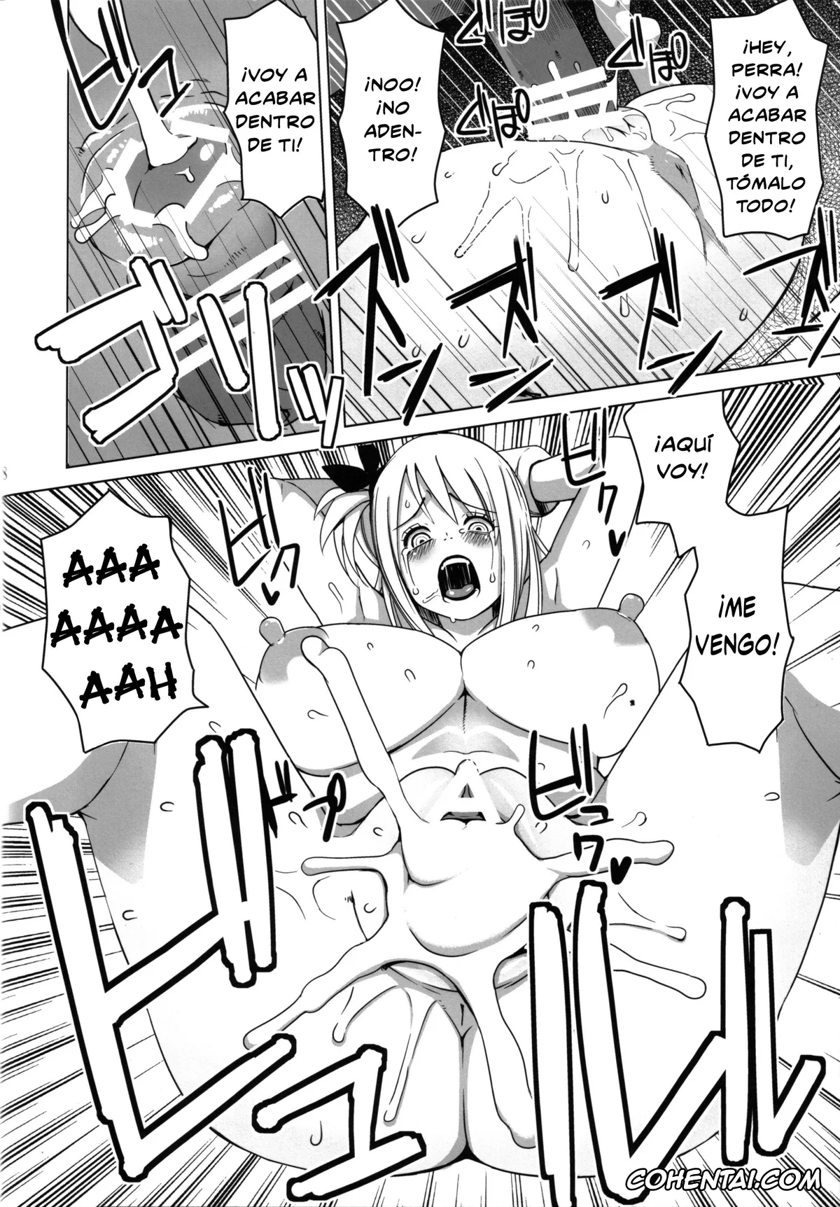 Fairy Tail hentai, Lucy Heartfilia hentai, Chichikko Bitch (Fairy Tail), pagina 9