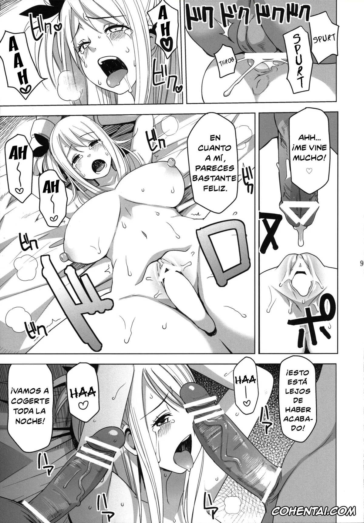 Fairy Tail xxx, Lucy Heartfilia xxx, Chichikko Bitch (Fairy Tail), pagina 10