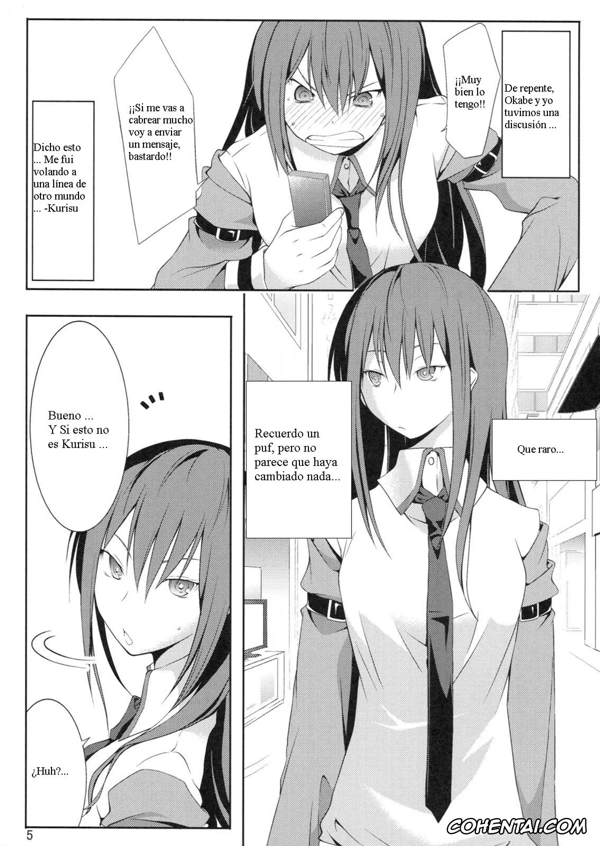 Steins;Gate porno, Kurisu Makise porno, Rintarou Okabe | Okarin porno, Embrace (Steins;Gate), pagina 5
