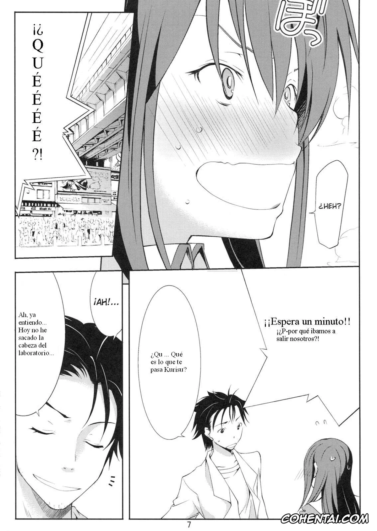 Steins;Gate xxx, Kurisu Makise xxx, Rintarou Okabe | Okarin xxx, Embrace (Steins;Gate), pagina 7