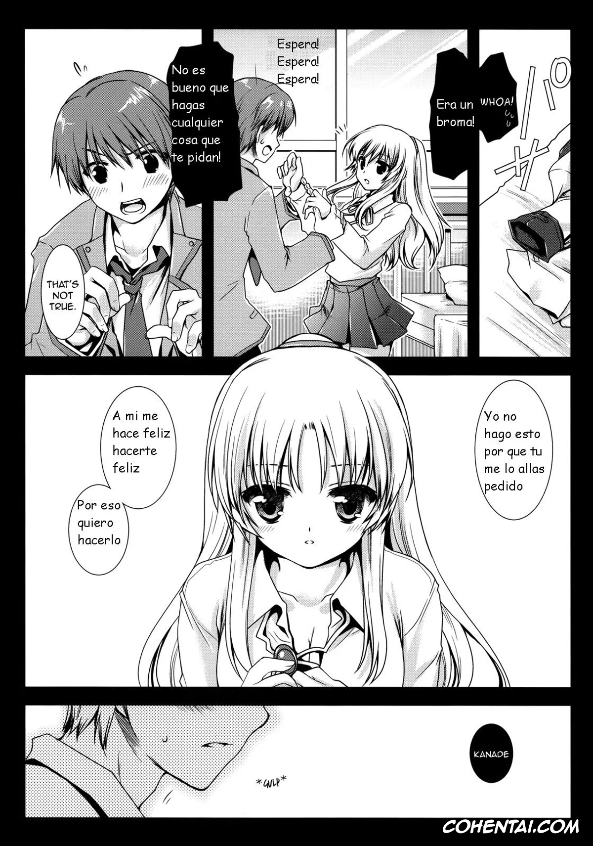 Angel Beats hentai, Kanade Tachibana hentai, Angel Breath (Angel Beats!), pagina 6