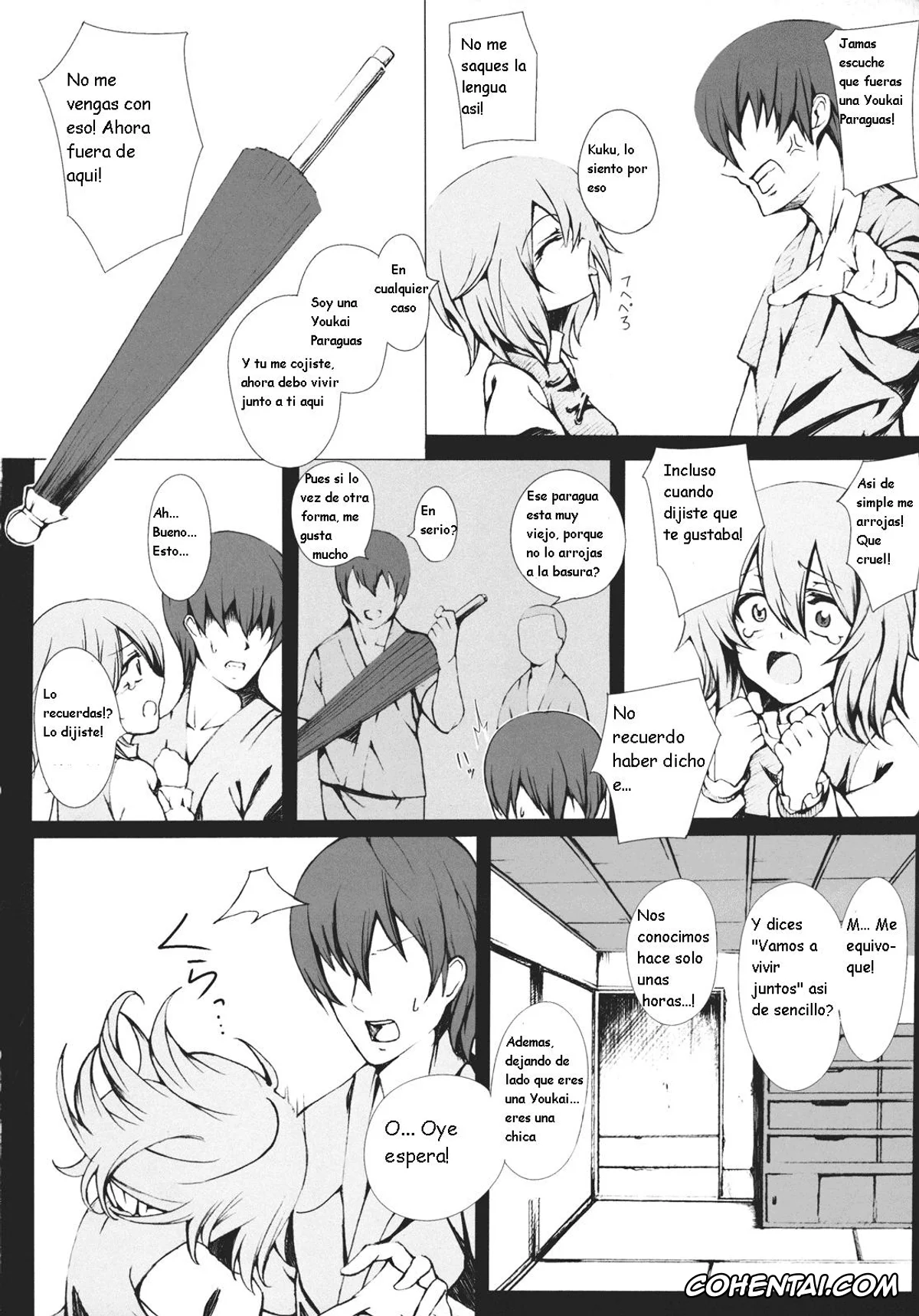 Touhou Project hentai, Kogasa Tatara hentai, Parasol Memory (Touhou Project), pagina 6