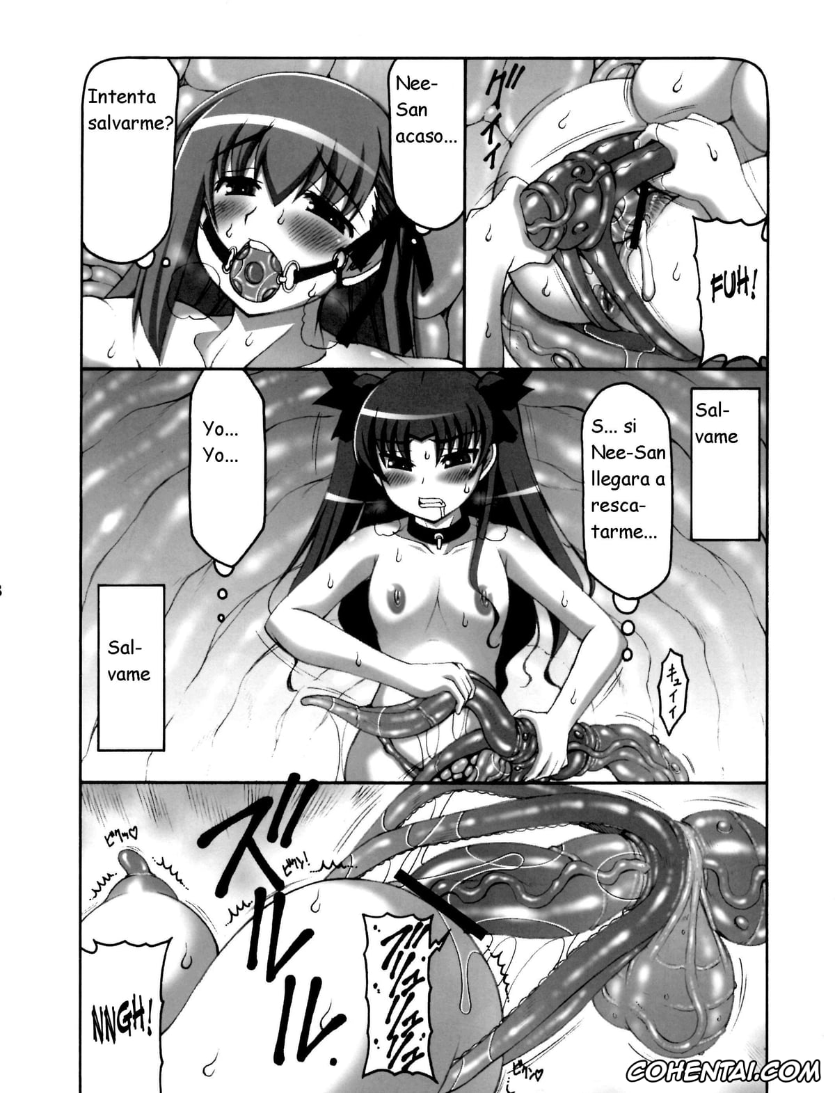 Fate/stay night porno, Rin Tosaka porno, Sakura Matou porno, Kotori 7 (Fate/stay night), pagina 8
