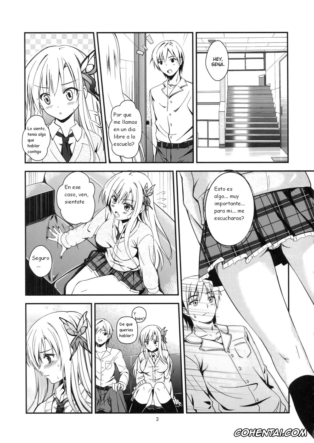 Boku wa Tomodachi ga Sukunai porno, Kodaka Hasegawa porno, Sena Kashiwazaki porno, Butterflies (Boku wa Tomodachi ga Sukunai), pagina 5