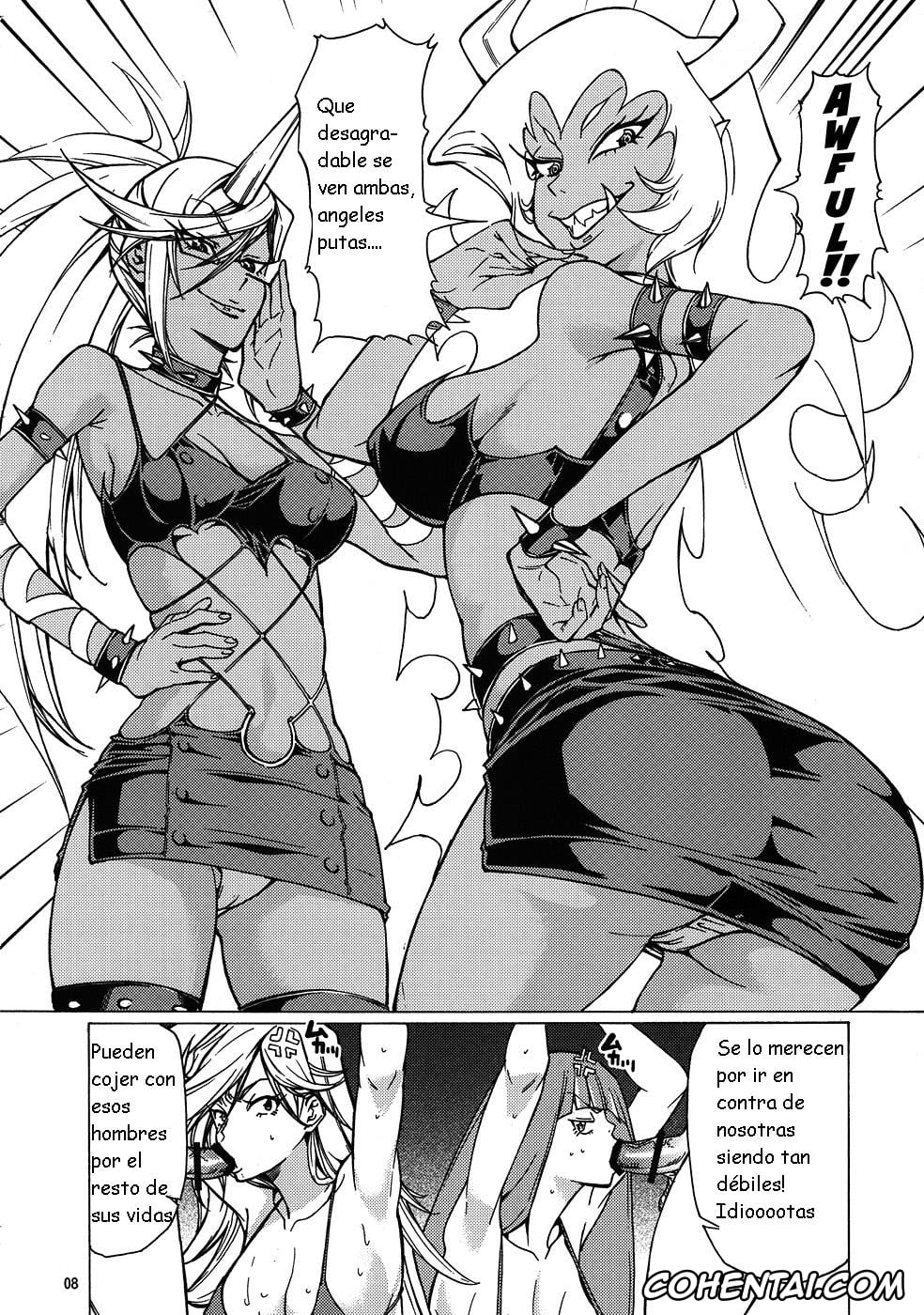 Panty & Stocking with Garterbelt porno, Kneesocks Demon porno, Panty Anarchy porno, Scanty Demon porno, Stocking Anarchy porno, Obenjo Tenshi (Panty & Stocking with Garterbelt), pagina 8